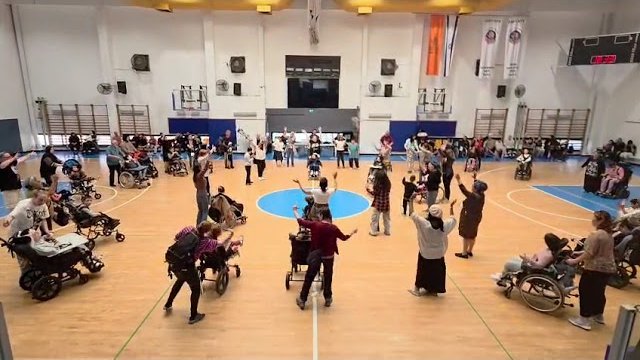 Blue and White dance